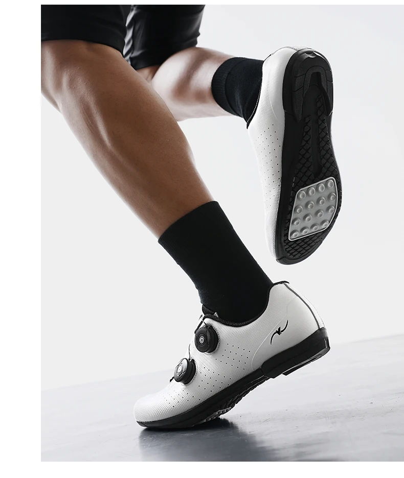 Unisex Neue Fahrradschuhe, atmungsaktiv, bequem, rutschfest, für den Straßenbereich, hochwertige MTB-Fahrradschuhe aus Gummi, professionelle, ultraleichte Fahrradschuhe – Detail 26