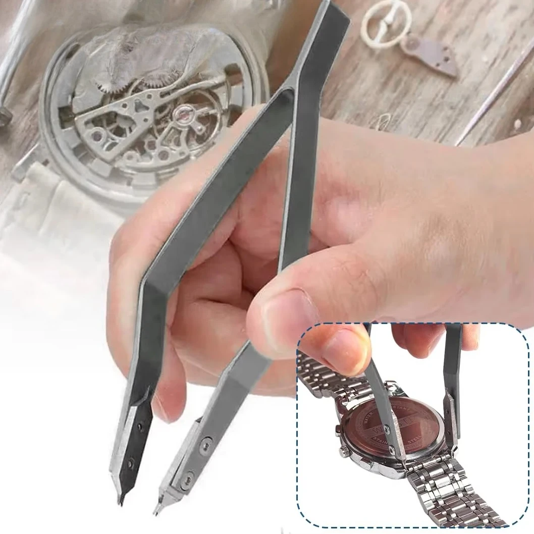 Y-Type Precision Watch Spring Bar Tweezer, Watch Band Strap Remover Tool for Jewelry Bracelet Repair