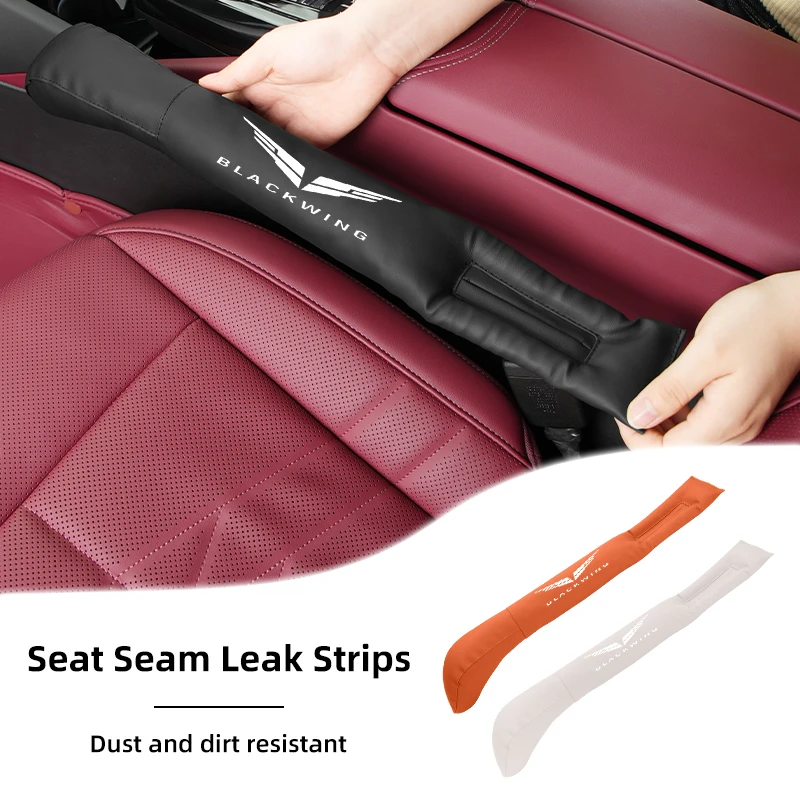 Car Seat Gap Storage Box Seam Filler Strip Leak Plug Accessories For Cadillac CT5 CT6 BLS EXT SLR SLS XLR Escalade CTS ATS SRX