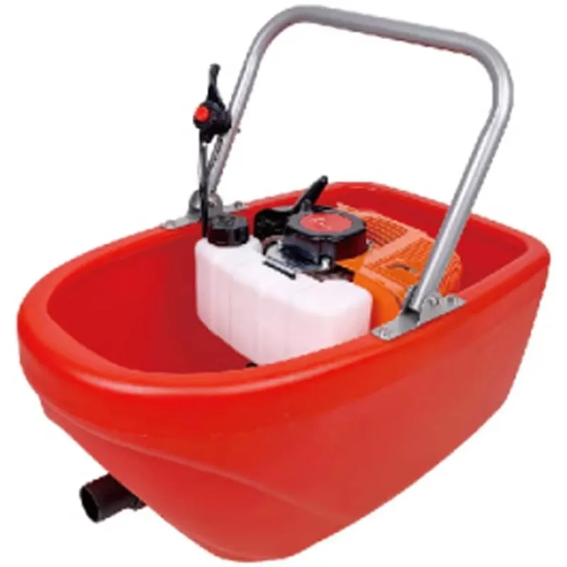 2026 Portable Gasline Self Priming Pump Mini Red Multi Purpose Gasline Engine Floating Boat Type Sprinkler Water Pump