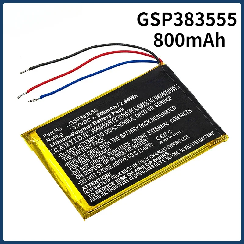 Suitable for JBL Clip2 Clip 2 AN CS056US Bluetooth Speaker Battery GSP383555 800mAh 2.96WH Accessories & Parts Rechargeable