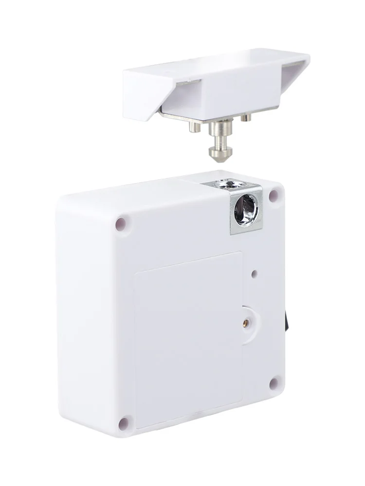 1 Set White Invisible Drawer Lock With NFC Sensor Card For Cabinet Furniture Electronic Latch System