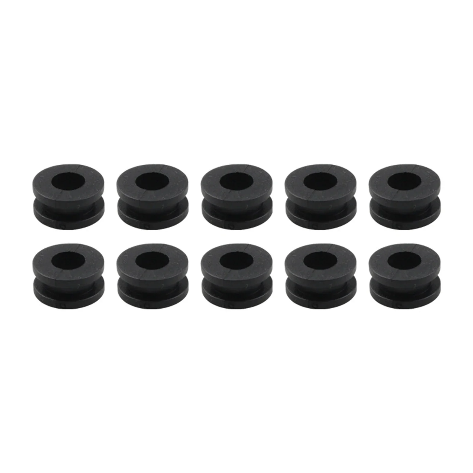 10pcs Black motorcycle side cover rubber gaskets motorcycle accessories fairing side cover gasket circular plastic rubber ring