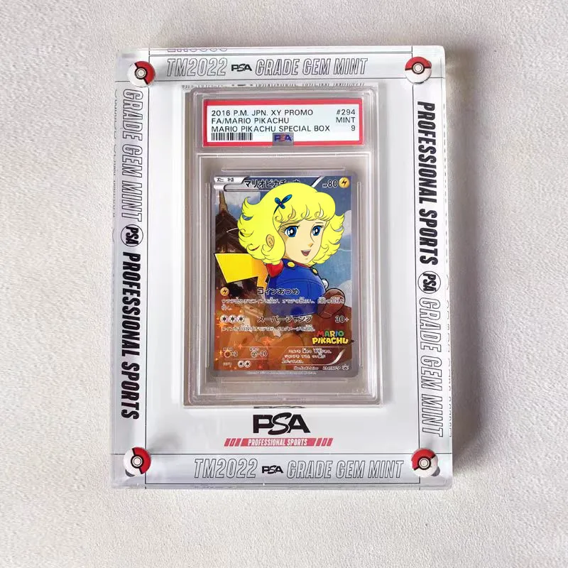 Yu-Gi-Oh Pokemon Rating Card Brick Applies Single Double Triple Card Brick Acrylic Display Stand Not Include Card