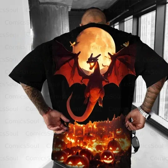 

2026 New 2 Clone Gym Pokemon Animation 3D Print Quick Dry Quality Male/Female Adult Kids Top Base Short Sleeve T-shirt