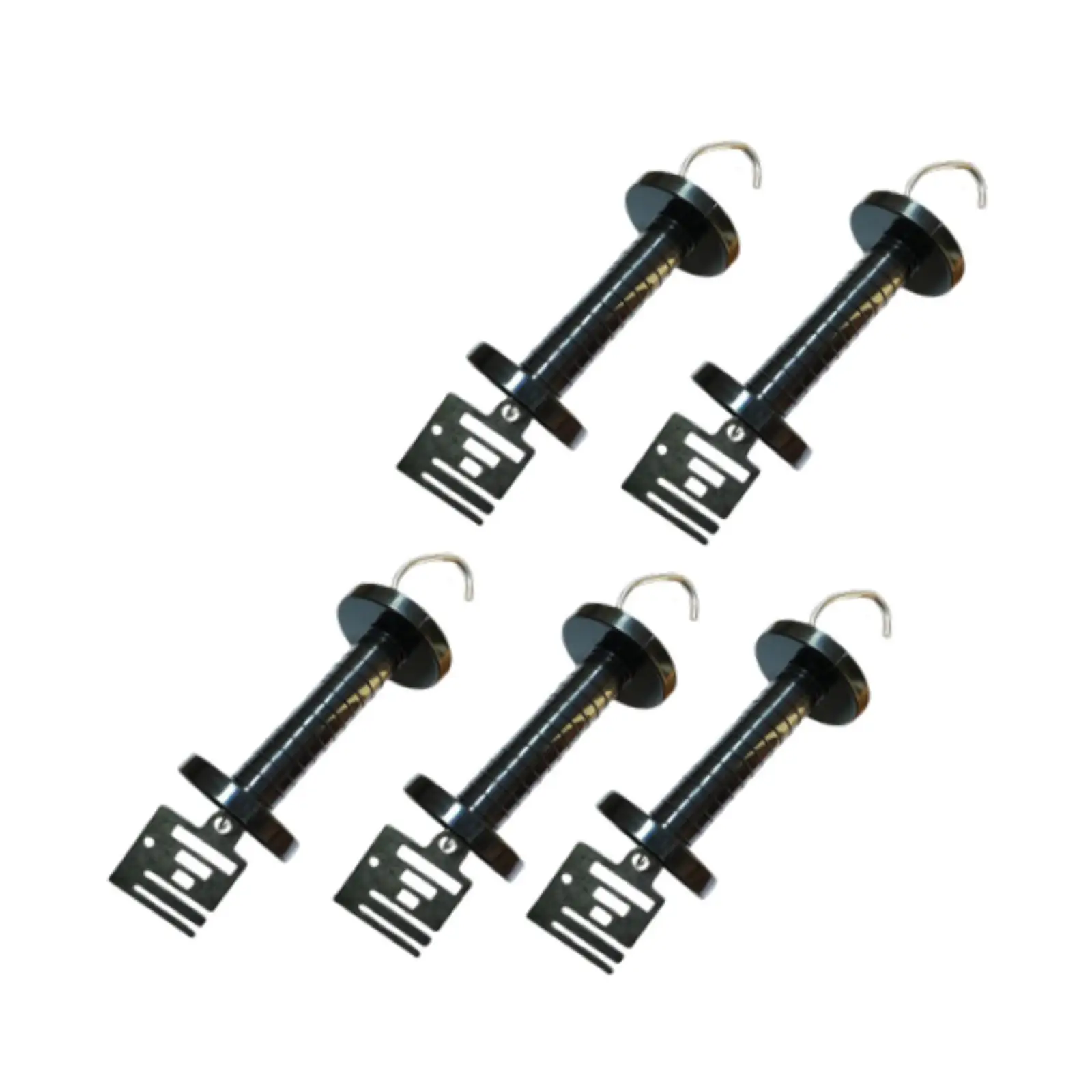 

5Pcs Electric Fence Gate Handles Insulators Farmer Spare Lightweight Practical Courtyard Livestock Insulated Spring Gate Handles