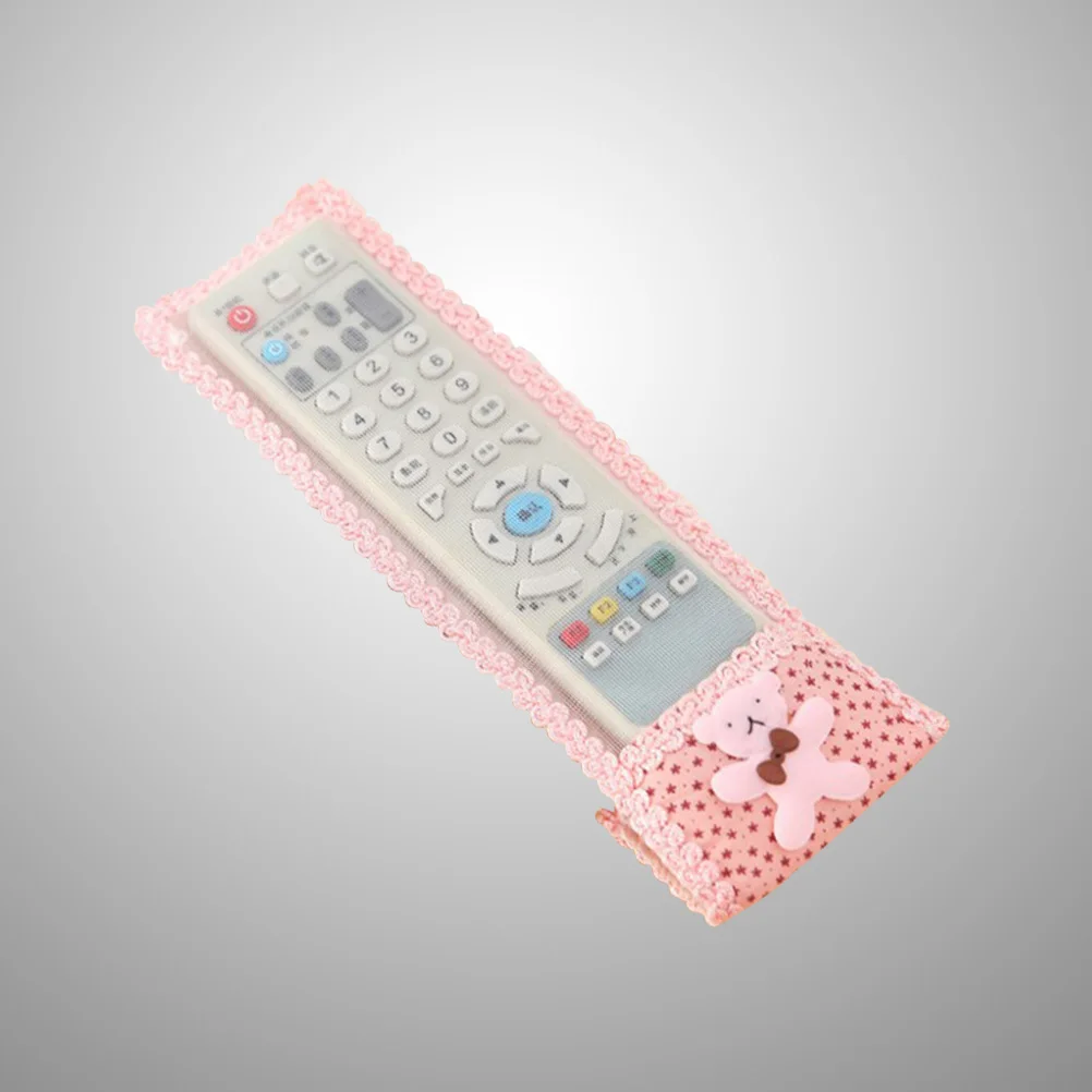 

Lace Cover for Remote Control Creative Beautiful European Style Fabric Dust Proof Fits Most Models Thin Durable Vinyl Remote