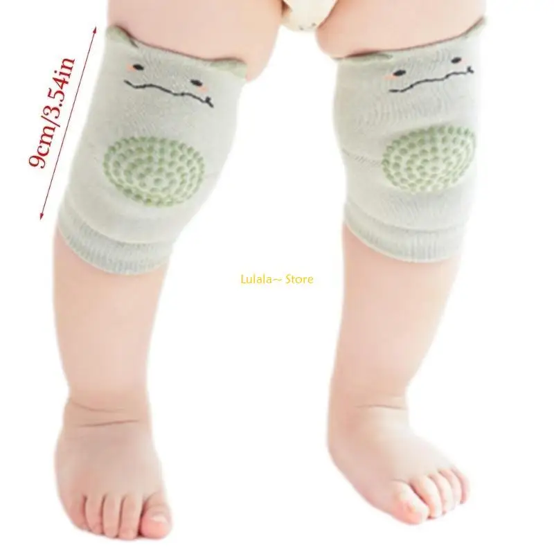 Y4QA 1 Pair Baby Knee Pad Kid Crawling Knee Cushion Unisex Knee Protector for Infant Toddlers 1-3 Year Knee Support Protector