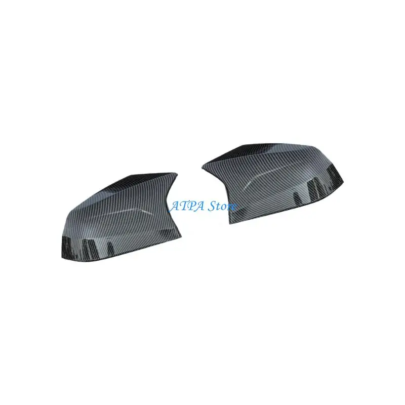 

U13C Side Mirror Protective Cover Carbon Fiber Texture ABS Construction for Y 2021-2024