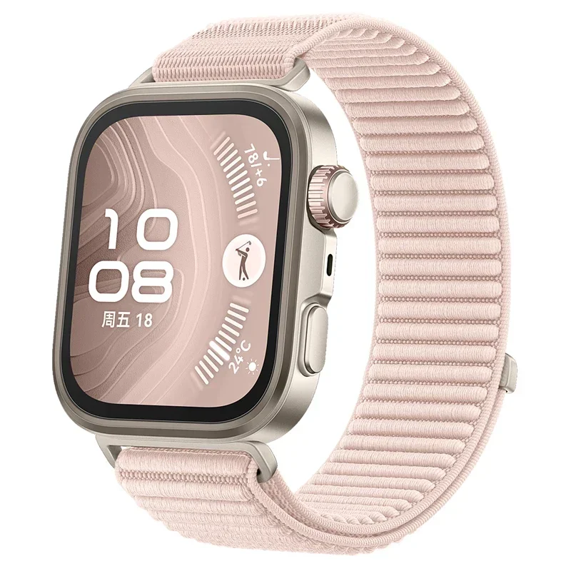 Bracelet en Nylon pour Huawei Watch Fit 3/4/4 Pro, Original, officiel, remplaçable, pour Huawei Watch Fit 4/Pro, respirant
