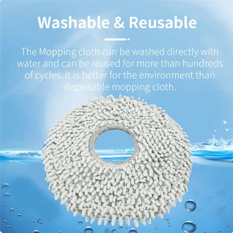 

B50C 16 PCS Cleaning Rag For Xiaomi X20+/X10+ / X20 Plus/X10 Plus Robot Vacuum Cleaner Parts Replacement