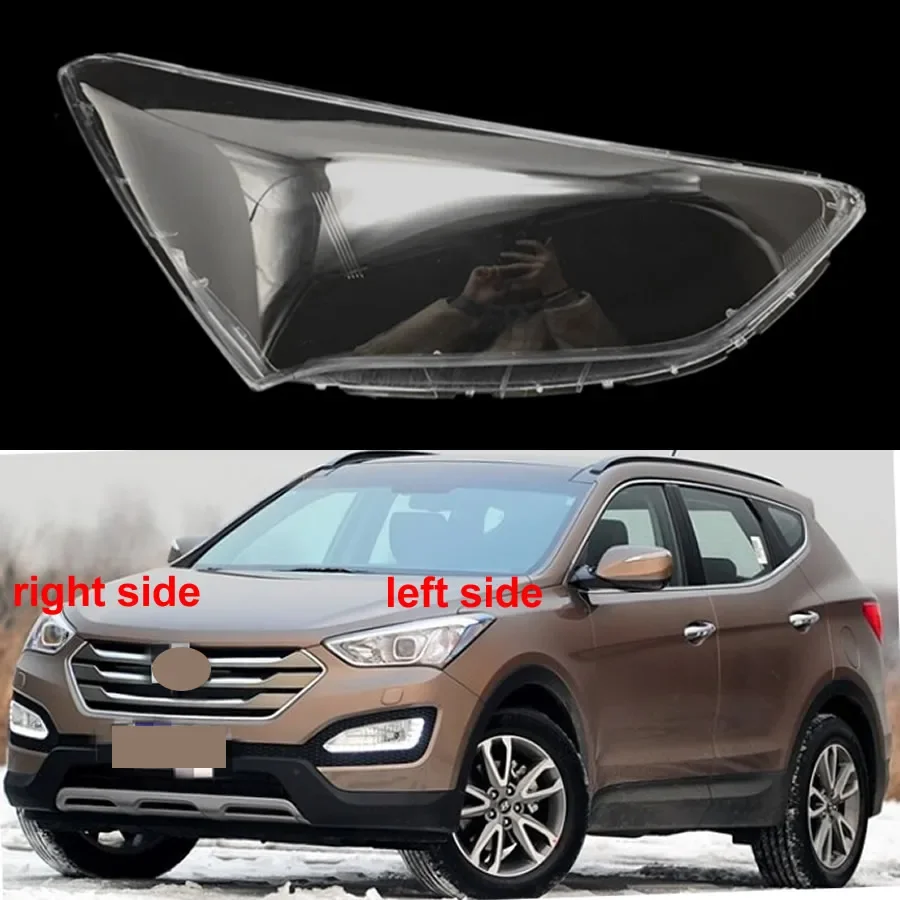 Headlamp Cover Transparent Lamp Shade Headlight Shell Lens Replace The Original Lampshade For Hyundai Santa Fe IX45 2013-2018