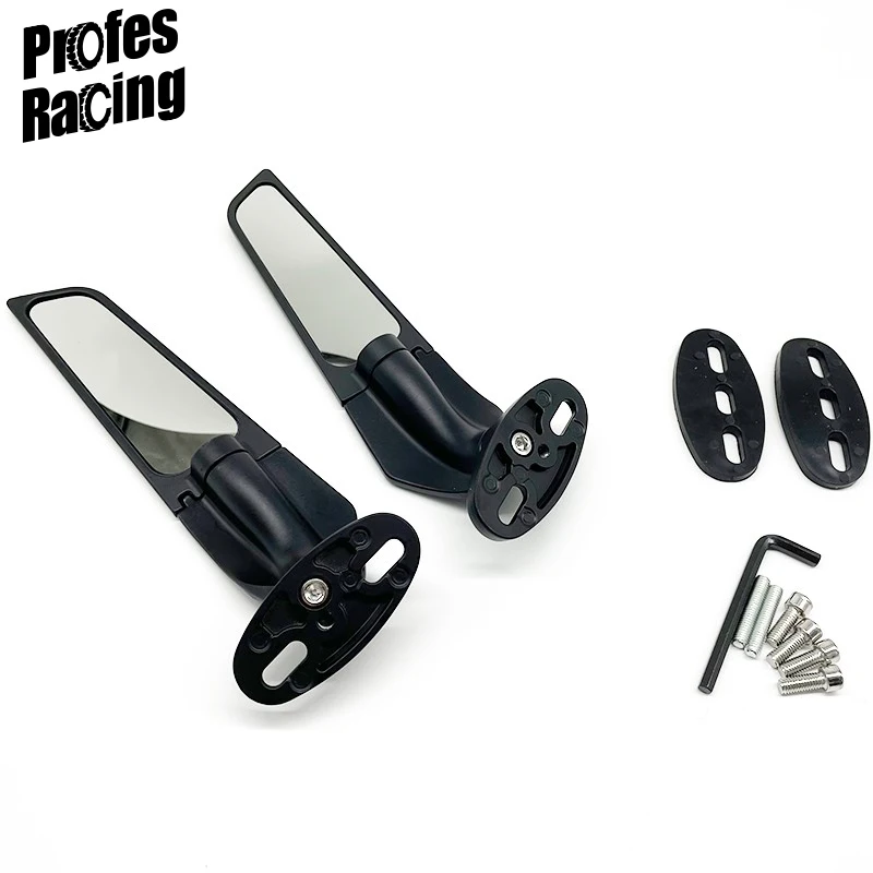 Motorcycle Accessories Mirror Modified Wind Wing Adjustable Rotating Rearview Mirror Moto for YAMAHA YZF R6 R1 R25 R3 R125 R15