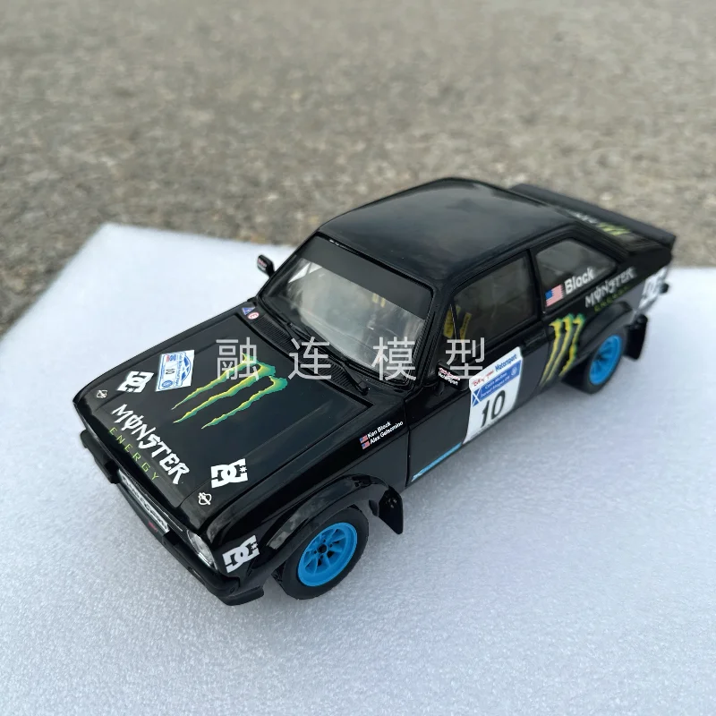 

Литая под давлением солнечная звезда масштаба 1:18 Ford Escort RS1800 Brick Brother WRC раллийная модель автомобиля из сплава Коллекционная игрушка в подарок сувенирный дисплей