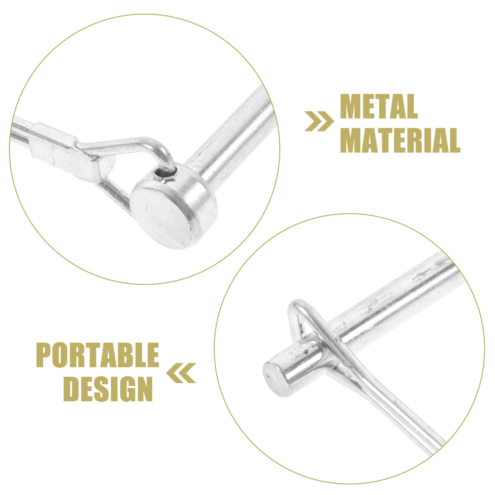 

10 Pcs Trailer Coupler Pin Hitch Clip Lawn Mower Tractor Electric Wire Lock for Locking