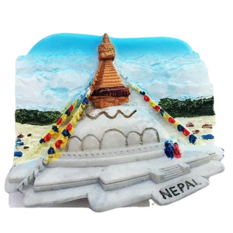 نيبال مغناطيس الثلاجة ، البوذية ، lumbini ، lumbini ، ايفرست ، هدايا السفر التذكارية ، ملصقات ، هدايا الزفاف