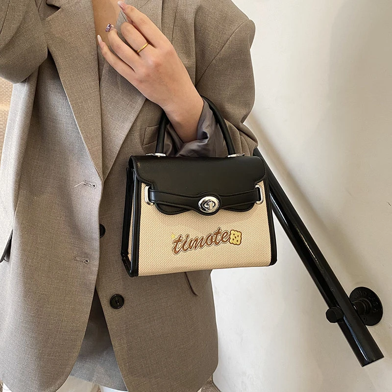 

Luxury Vintage Square Satchel Handbag - High-Quality Minimalist Leather Design With Crossbody Strap For Work Shopping