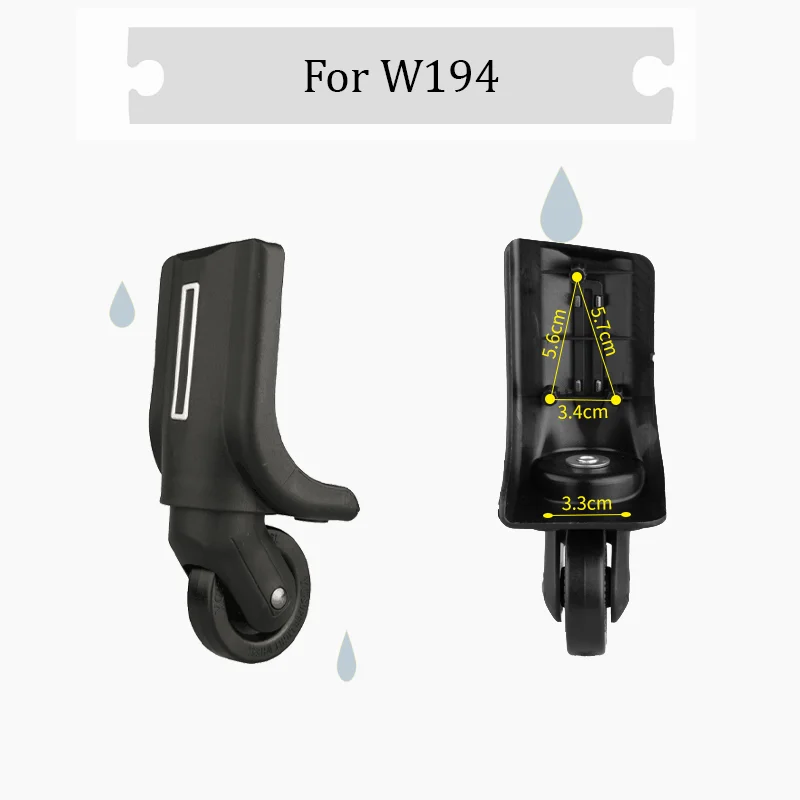 

For W194 Universal Luggage Wheel Replacement Parts-Complete Repair Kit with Axle Core Included Luggage Wheel Repair Accessories