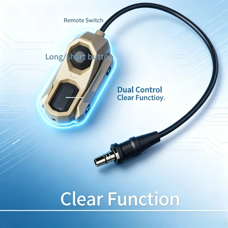Outdoor Hobby Setup Parts Dual‑Triple Remote Pressure Switch 2.5mm Plug Light Module