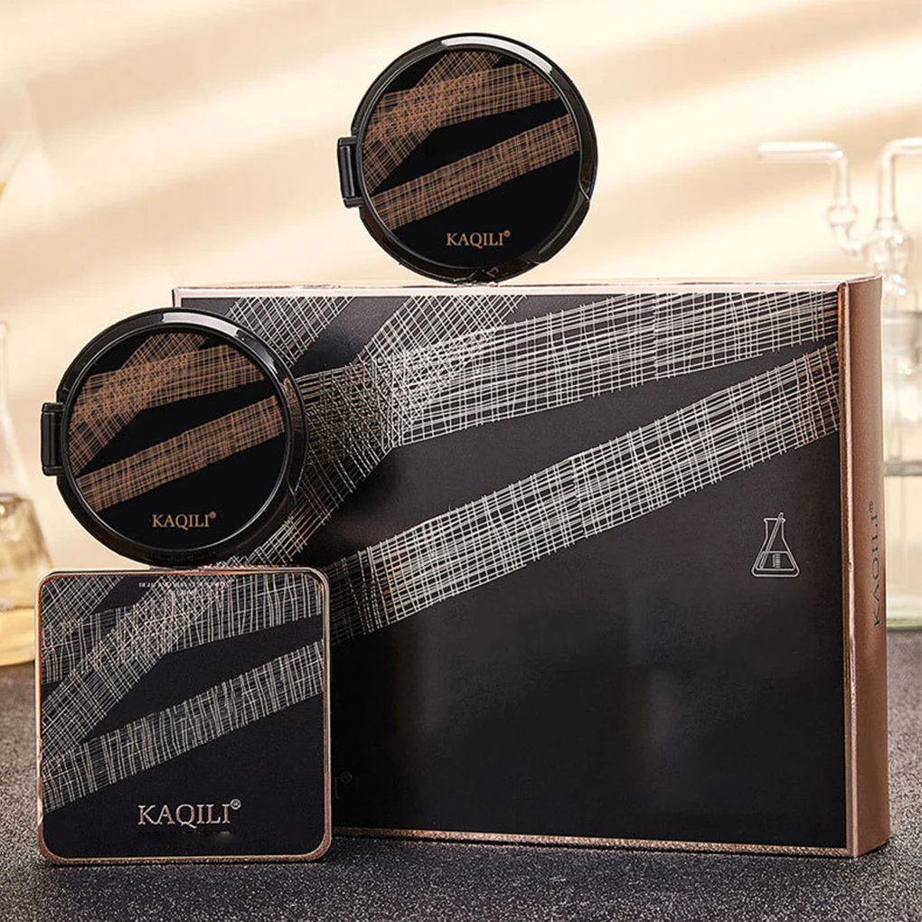 3pcs Air Cushion Foundation with Replacement Concealer Lady Face Base Makeup