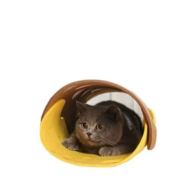 99 Formen Spleißen Katzentunnel Filz Pom Nest Verformbares Kätzchenspielzeug Zusammenklappbares Rohrhaus DIY Interaktives Haustier Pusskatze Betten Matten – Detail 27