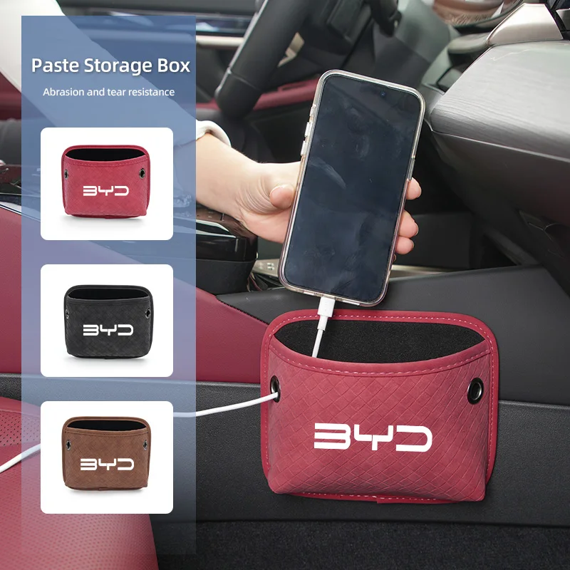 Car Seat Organizer Bag Tools Storage Box Card Holder Accessories For BYD M6 G3 G5 T3 13 F3 F0 S6 S7 E5 E6 Tang Song Qing Yuan Ma