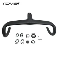 sl8 black Carbon handlebar  carbon stem Internal Cable Routing Road Bicycle road  Handlebar  Cockpit Di2  bike  frame parts