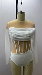 New dance costume professional jazz dance dress