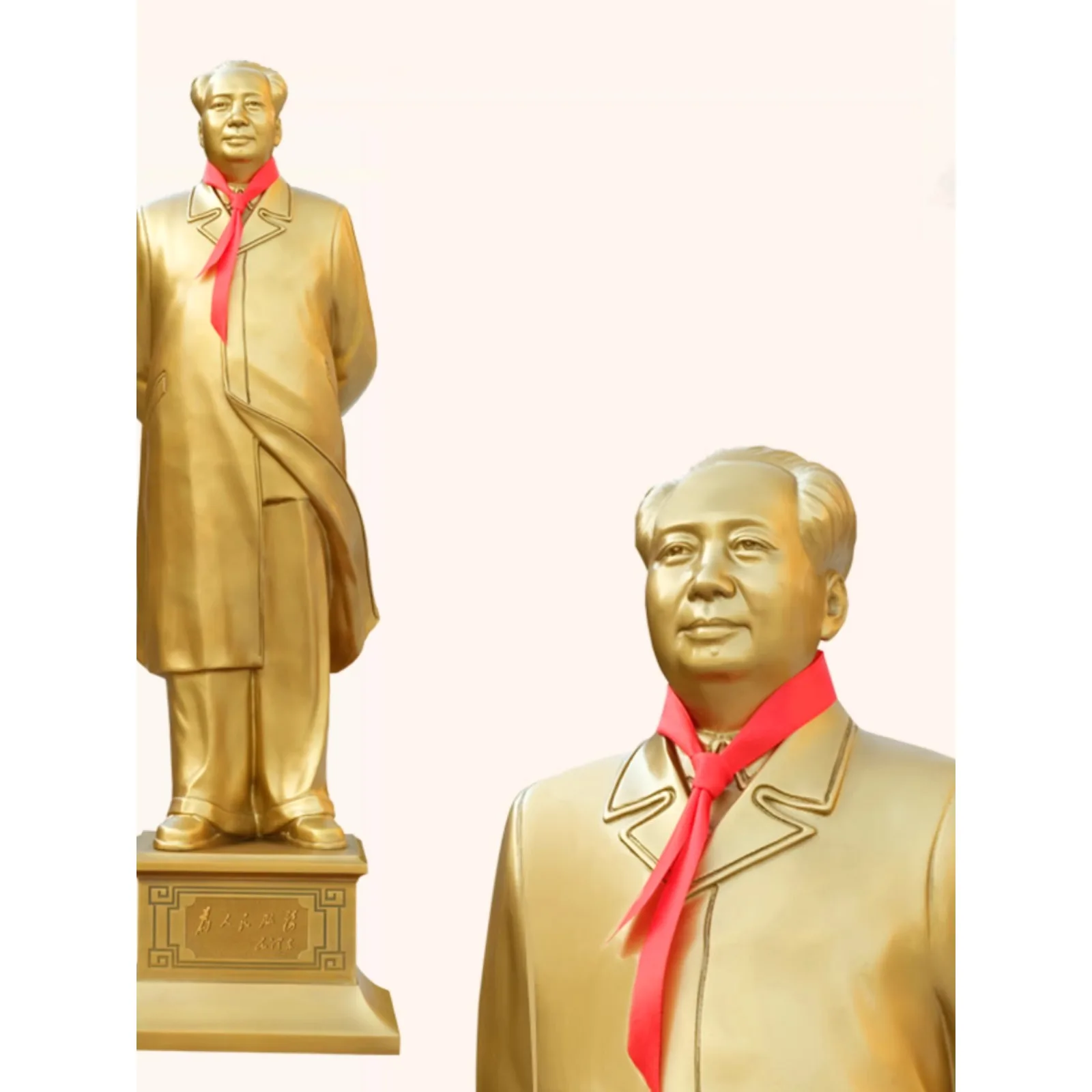 

Copper Statue Decoration Desktop Office Living Room Full Body Housewarming Gifts for Elders