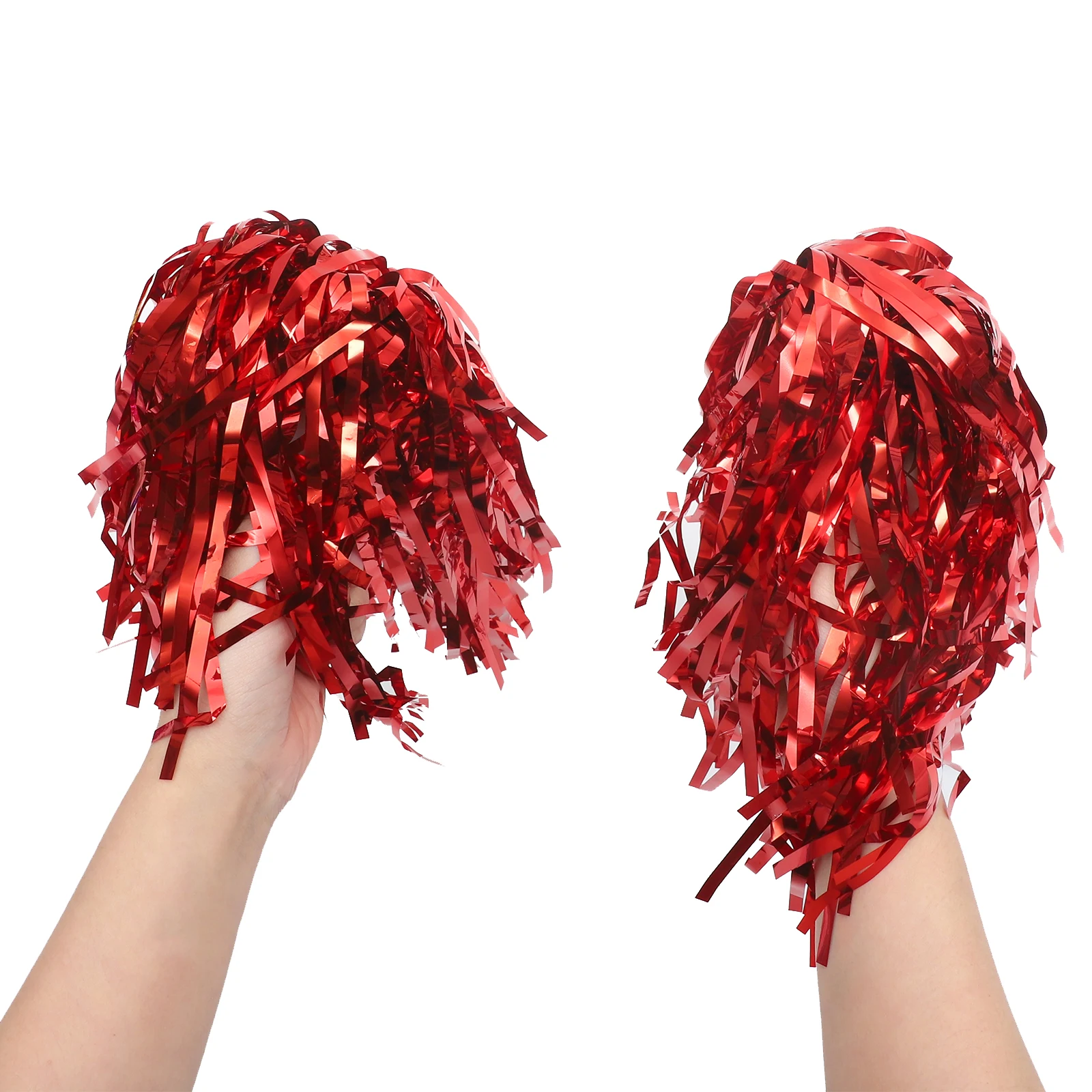 

12pcs Reusable Cheerleading Pompoms Hand Flower Balls Durable Lightweight Portable Sports Meeting Performance Props Cheering