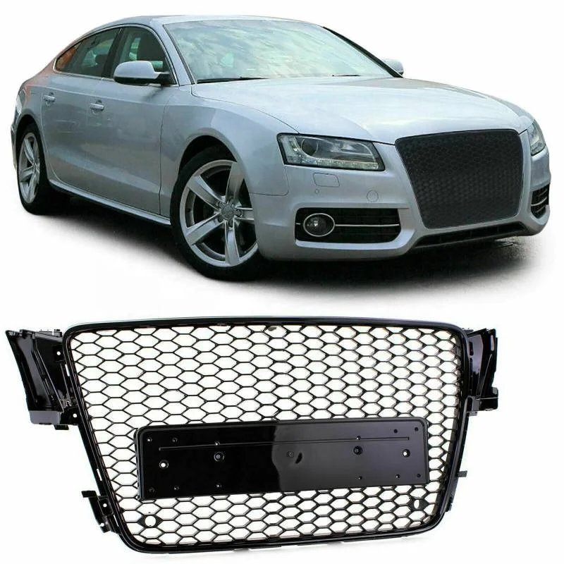 RS style grille black mesh Car Bumper Front Grille For audis A5 RS5 2008-2012