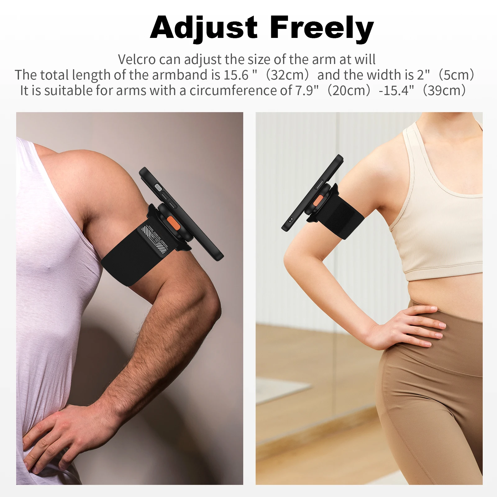 Vrig Claw Mini Magnetic Phone Clip Quick Release Arm Strap Bracket with Magsafe for iPhone 17 16 15 14 13 12 Series Smartphone