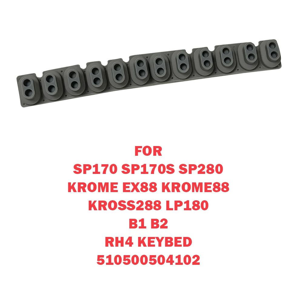 Conductive Rubber Contact Pad Button For KORG SP 170 170S 280 Krome EX88 Krome88 Kross288 LP180 B1 B2 RH4  510500504102