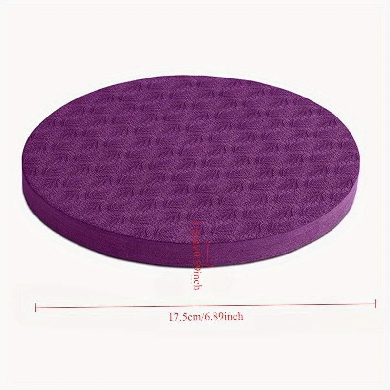 2 قطعة وسادة توازن اليوغا TPE ، وسادة اليوغا ، وسادة دعم الذراع ، وسادة الركبة ، وسادة الكوع ، وسادة اليوغا الدائرية وسادة دعم الركبة اللياقة البدنية