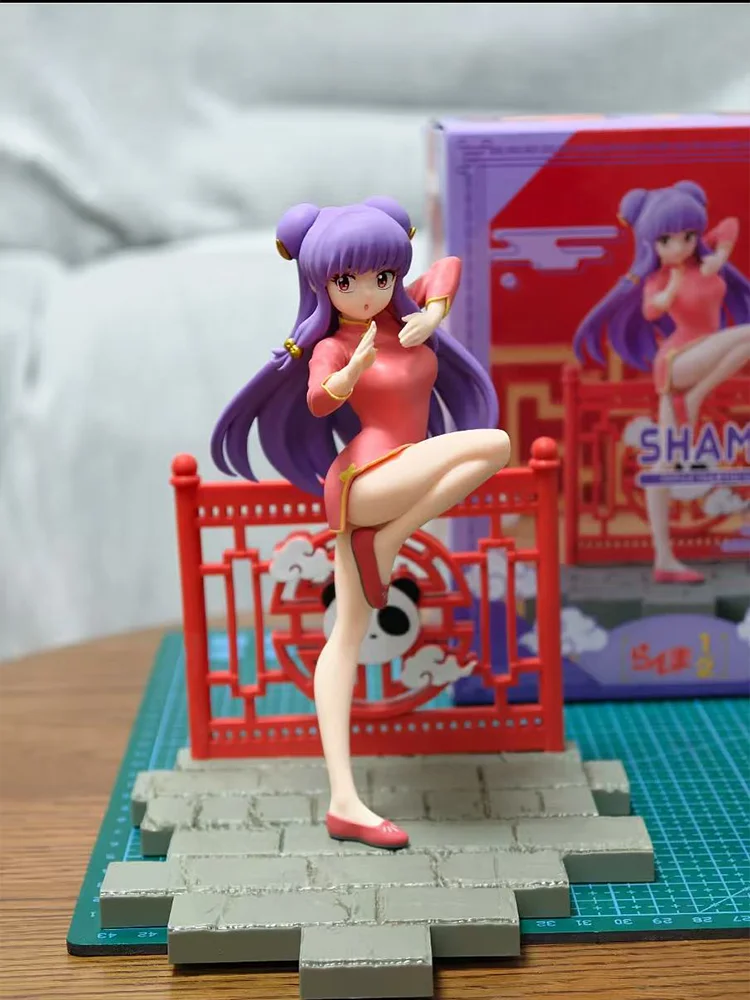 

Подлинная SEGA Ranma 1/2 шампунь Luminasta аниме фигурка милая модель из ПВХ игрушка настольное украшение Коллекционная девушка праздничные подарки