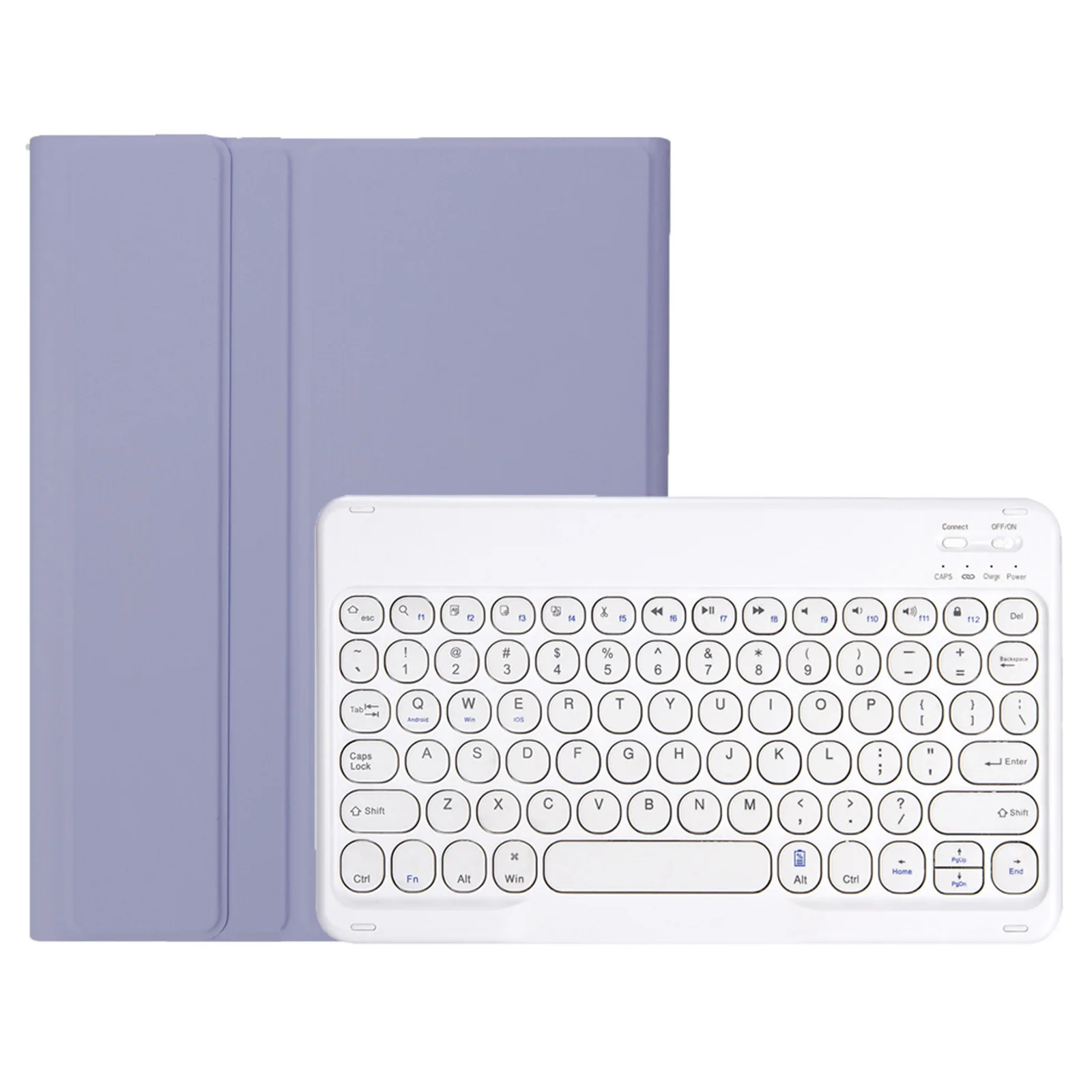 YT07B لجهاز iPad Air (2013) / Air 2 / iPad 9.7-inch (2017) / (2018) / iPad Pro 9.7 بوصة (2016) حافظة واقية مع مفاتيح مستديرة B