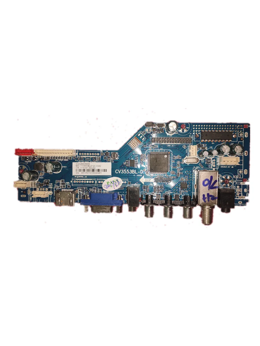 Free shipping! CV3553BL-D   TV motherboard  TV+av+VGA+HDMI  working  good   for clear tech 1920x1080