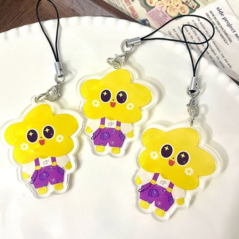 Thai CP AouBoom Aoun Boom Cosplay Keychain Unisex Kawaii Acrylic Pendant Phone Chain Keyring Key Chain Bag Accessories Gift Prop view 2