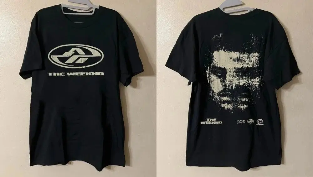 Camiseta Hip Pop Tops The Weeknd Australia Tour March 2025, camiseta informal de algodón con estampado elegante, ropa de calle holgada de manga corta, unisex