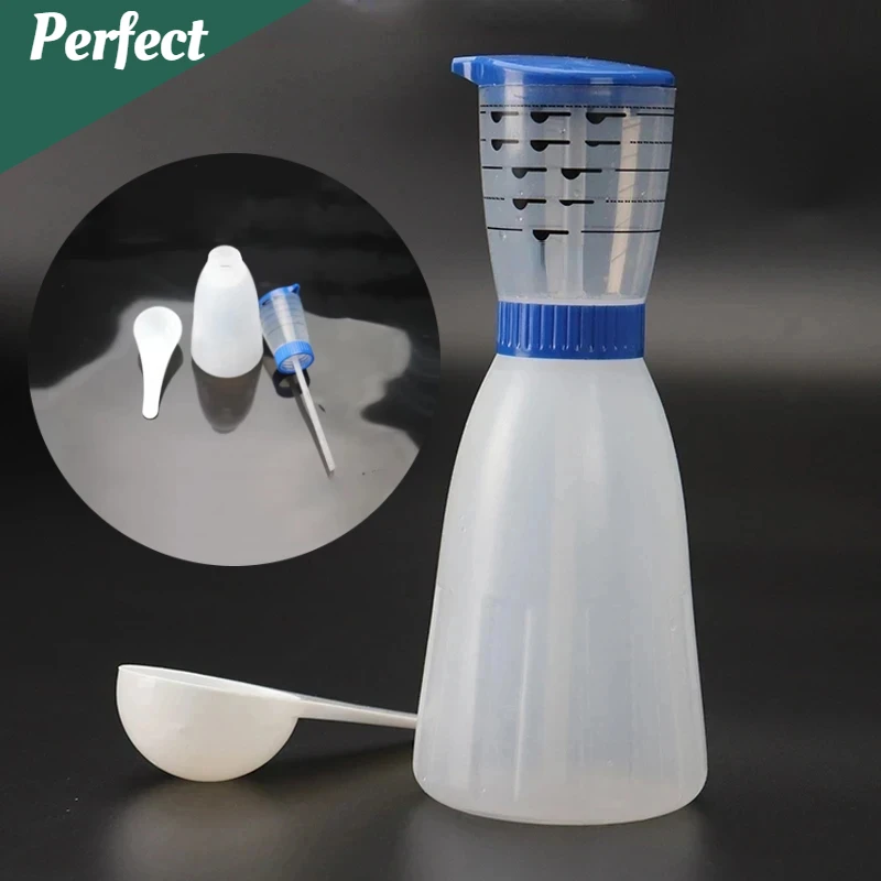 1Pcs Dental Alginate Mixing Cups Measuring Bottle Oral Impression Material Stirring Kettle Spoon Dentistry Tools Equipment