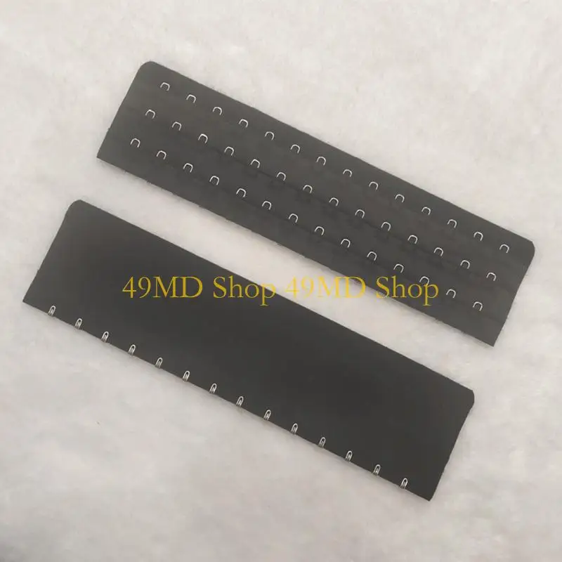 49MD Women Corset Underwear Extension Buckle Bra Extender Clasp Underwear Accessories 14 Hook and 14 Eye Solid Color