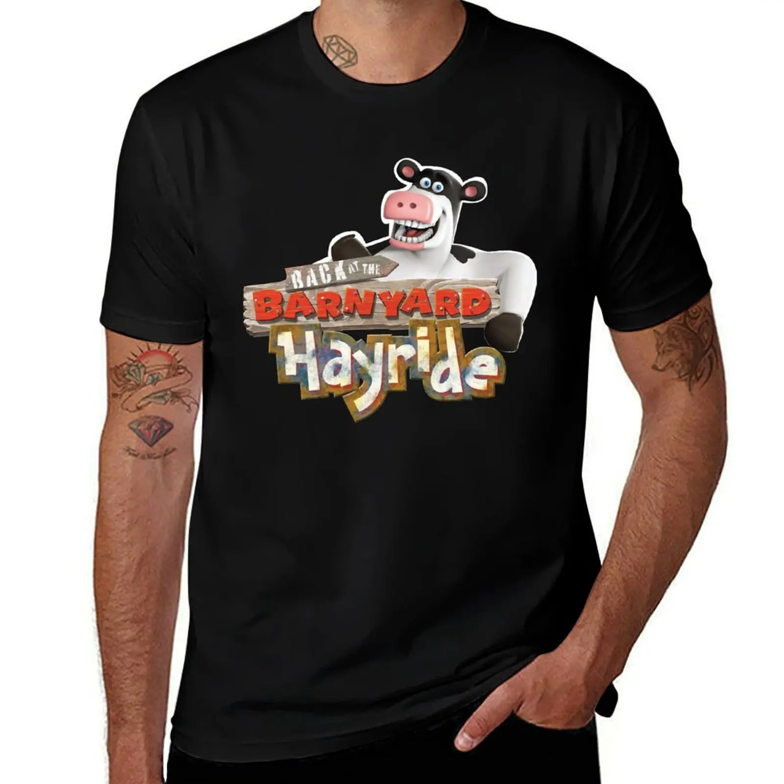 Back at the Barnyard T-Shirt Moisture Wicking Athletic T-Shirt