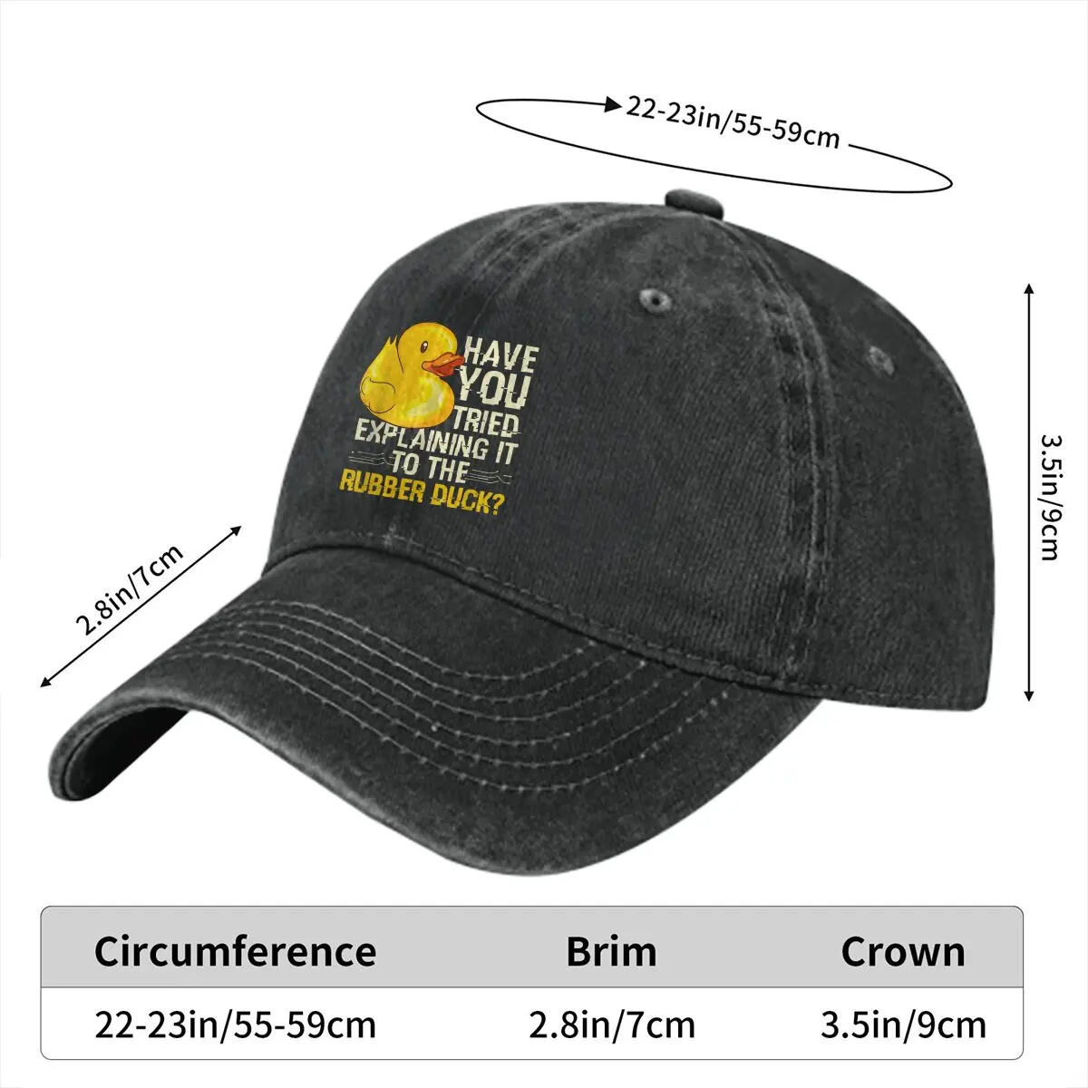 Summer Cap Sun Visor Programmer - Hip Hop Caps Rubber Duck Cowboy Hat Peaked Hats