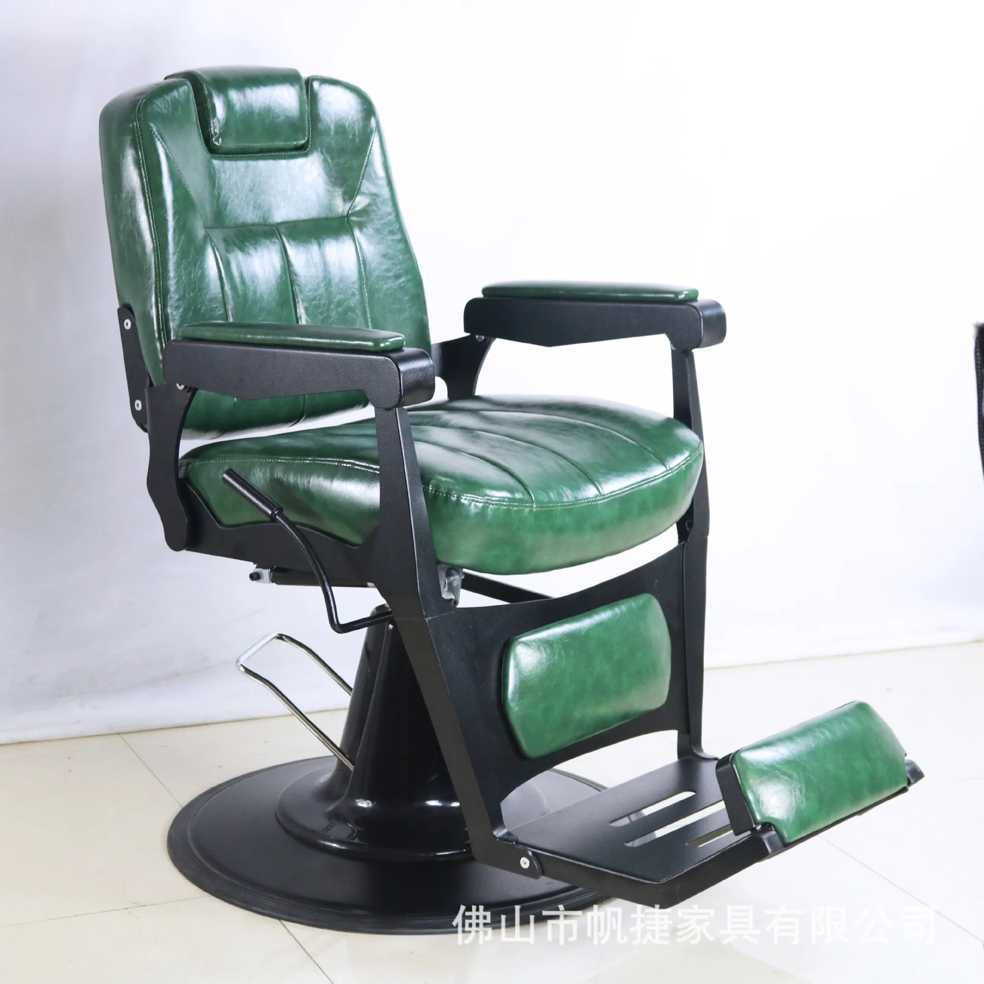 

Barber Men's Hair Salon Special Reclining Retro Hair Salon Special Lifting Shaving Oil Head Large Chair