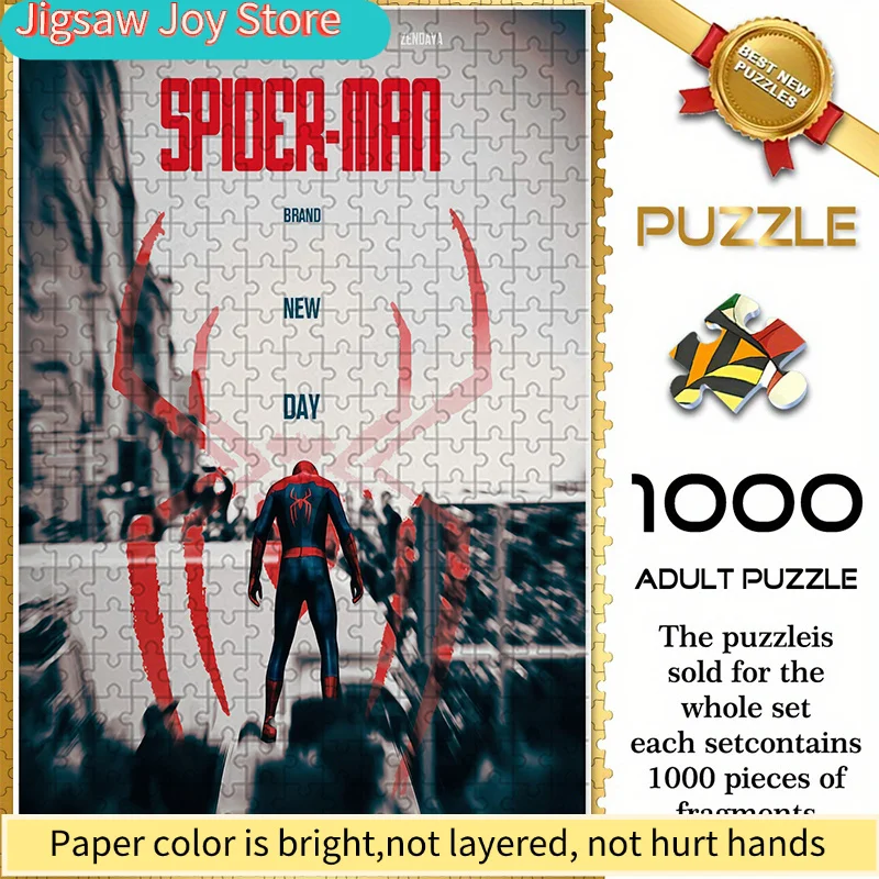 

Бесшовные тематические пазлы по мотивам Marvel's Spider-Man W26.1.9-99, с совершенно новым городским постером с изображением Человека-паука сзади.