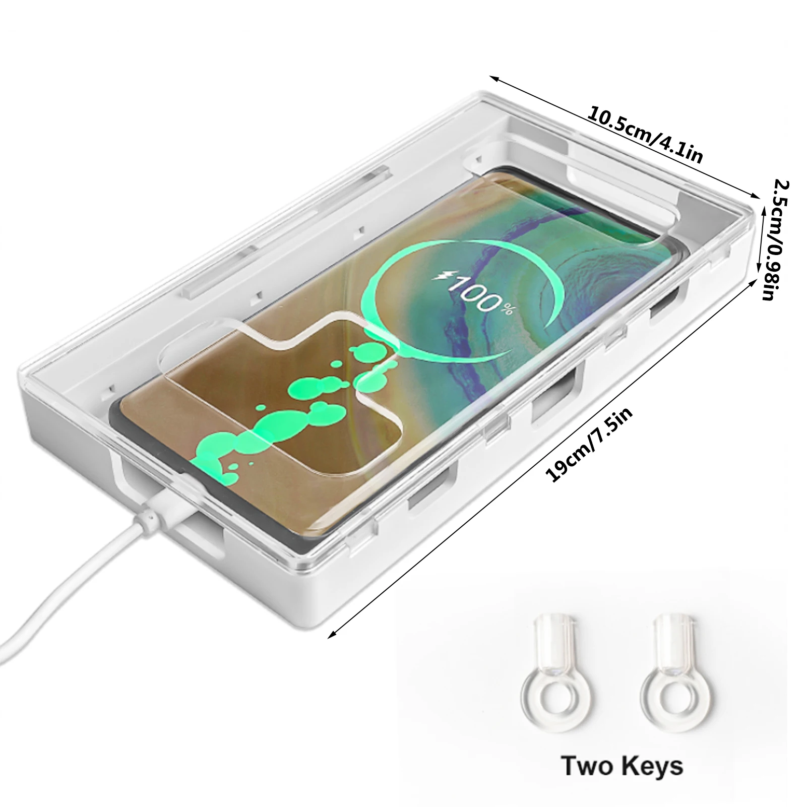 Caja de bloqueo de teléfono con autocontrol, caja de bloqueo de seguridad Universal para todos los teléfonos, casillero electrónico, regalo para padres, bloqueo de teléfono lejos
