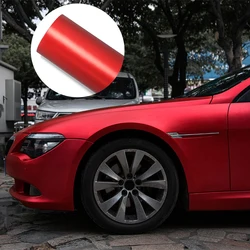 Car Wrap Stickers Color Change Ice Film Red Satin Matte Chrome Metallic Bubble Free Sticker Vinyl Film Wrapping Car Accessories
