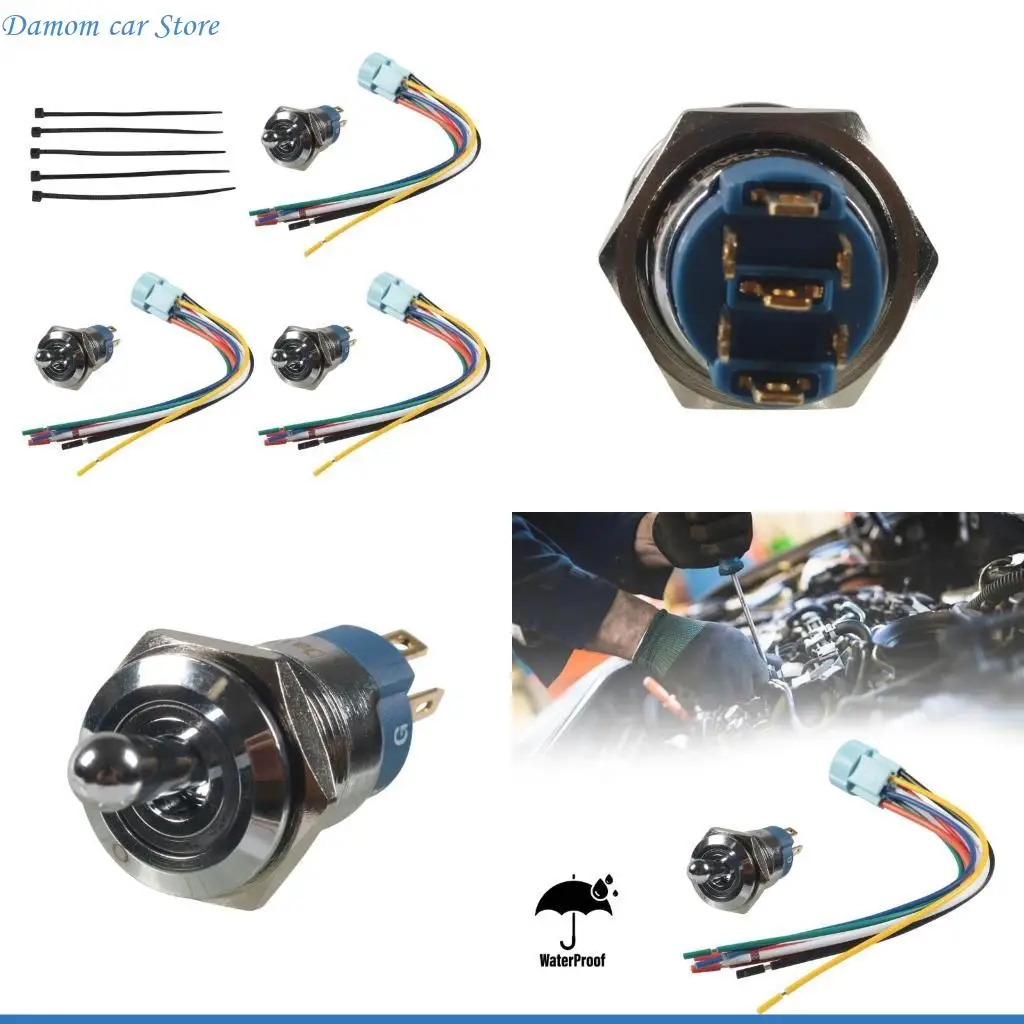 

A2UC 12V 20AMP Переключатель защелкивающихся кнопок водонепроницаемый выключатель на выключате