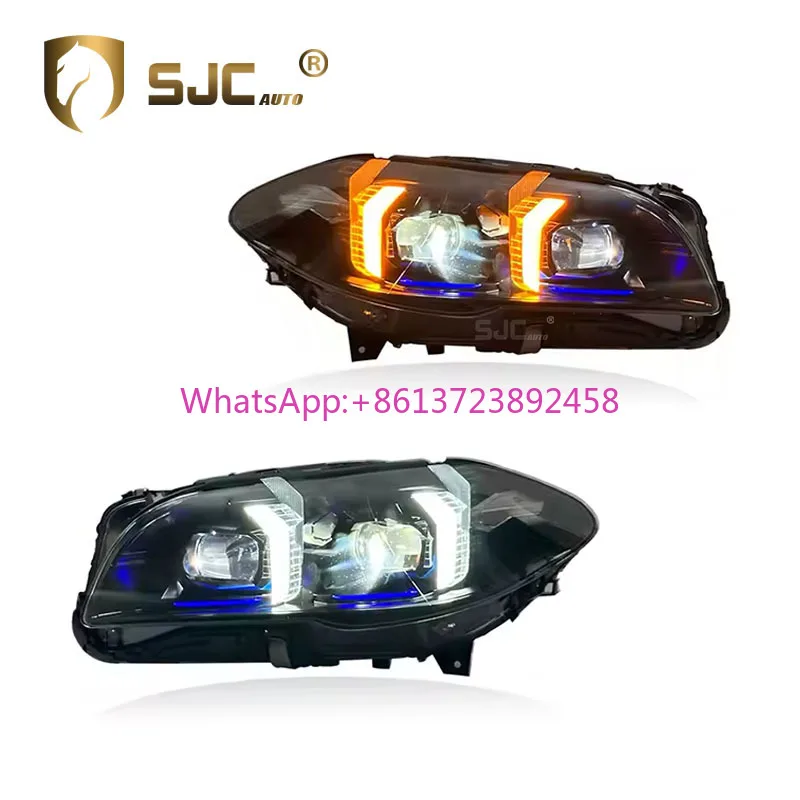 

Auto for BMW 5Series F10 F18 Laser Headlights Assembly M5 11-18 Modified New LED Lens Daytime Running Light Turn Signal