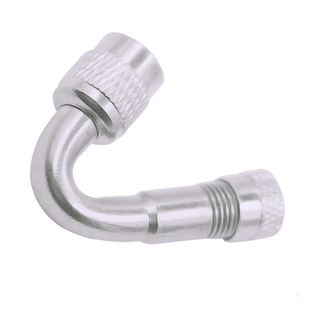 Valve extension adapter for tire tube with 45 90 135 degree angle bend valve adapter brass copper for most vehicles